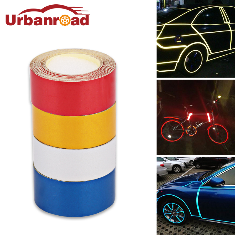 5m * 2cm ڵ ݻ ʸ  ƼĿ    ݻ    ƼĿ ڵ Ÿϸ ڵ/5m*2cm Car Reflective Film Tape Stickers Adhesive Red Motorcycle Reflective T
